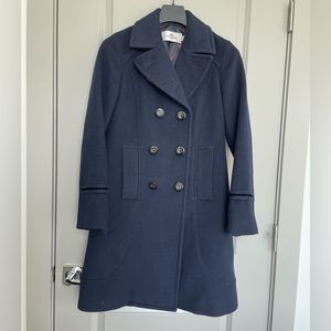 COACH Navy Wool Peacoat XS